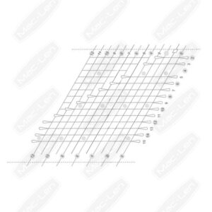 Régua Desdren Criative Diagonal