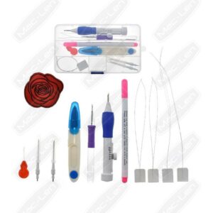 Conjunto De Canetas De Bordar, Costura, Tricô, Agulhas E Perfuração