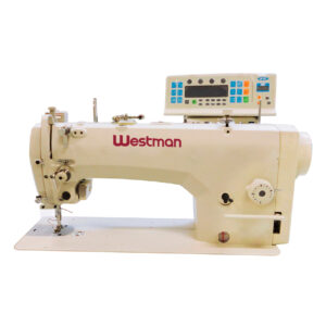Máquina De Costura Industrial Reta Eletrônica Com Motor Direct Drive Para Serviço Pesado W-9100DC/H