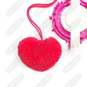 Kit Faz Pompom Coração