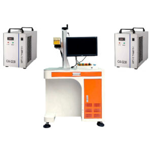 Máquina de Gravação a Laser Galvanométrica WF-50W Fiber