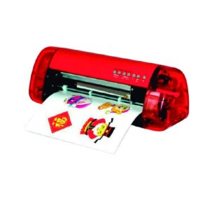 Mini Plotter de Corte e Disco Vermelha