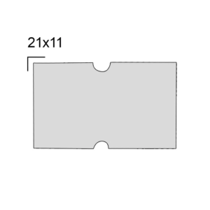 Rolo de Etiqueta para Etiquetadora com 10 Rolos 21x12 mm M-14
