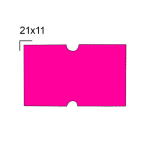 Rolo de Etiqueta para Etiquetadora com 10 Rolos 21x12 mm M-14 Rosa