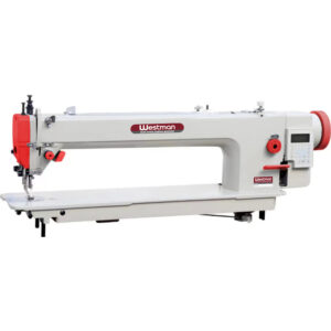 Máquina de Costura Industrial Eletrônica Transporte Duplo com Motor Direct Drive W-0302-56-DC4 BL/RE-E - Completa