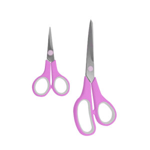Kit de 2 tesouras para costura soft 21,5cm e 11,5cm