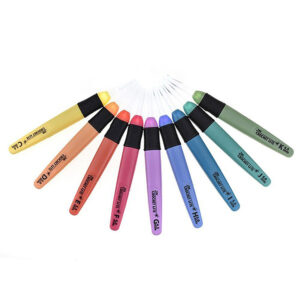 Cartela com 9 agulhas  crochê cabo soft com led